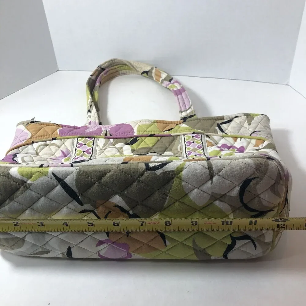Vera Bradley Shoulder Bag Purse‎ Tote Portobello Road Zip Double Handle A2